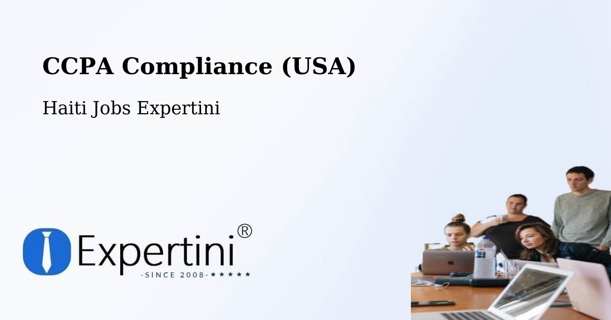 CCPA Privacy Rights & Compliance Notice – Moron - Haiti Jobs Expertini
