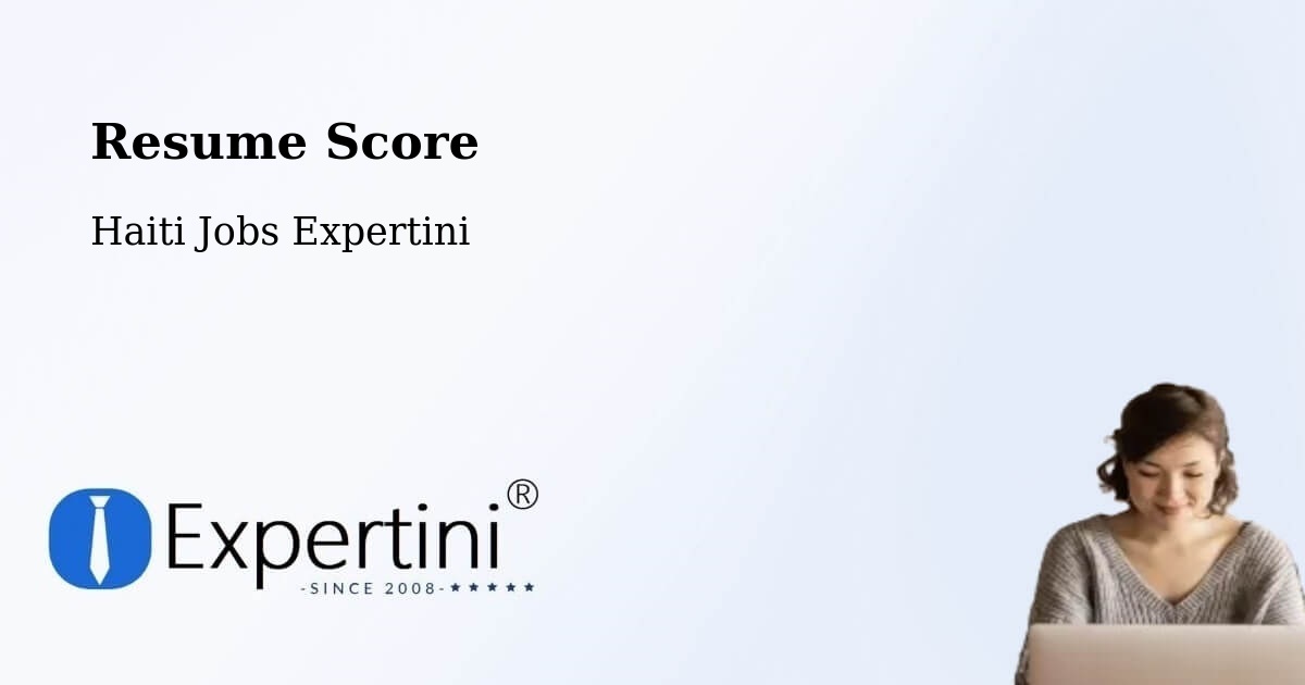 Resume Score & Job Description Match Tool – Moron - Haiti Jobs Expertini